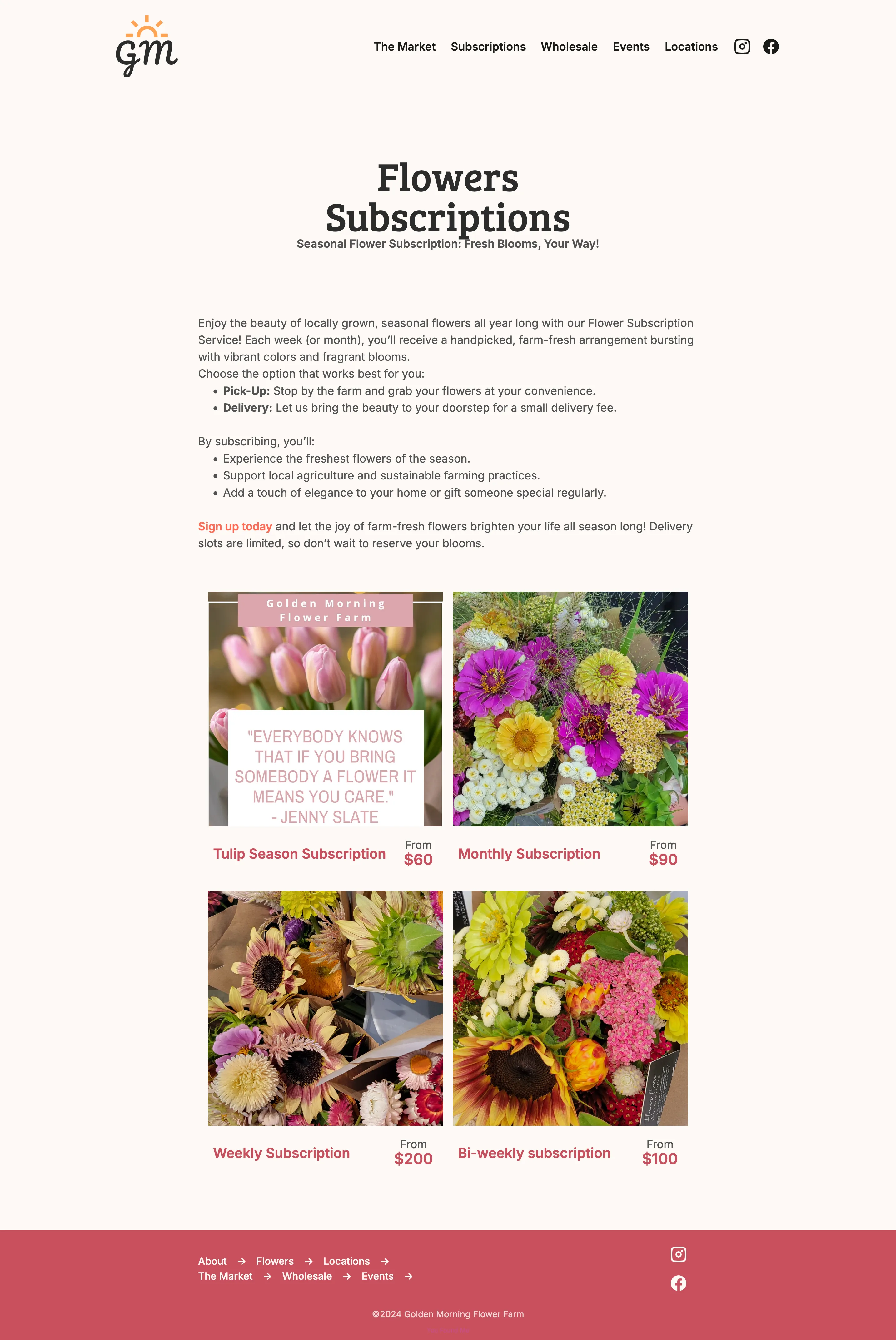 Golden Morning Website Page 2